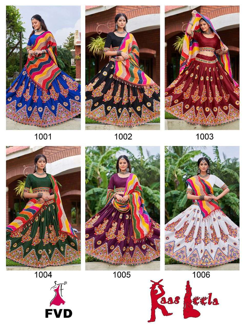 Raas Leela Vol-1 By FVD Designer Wholesale Online Chaniya Choli Set