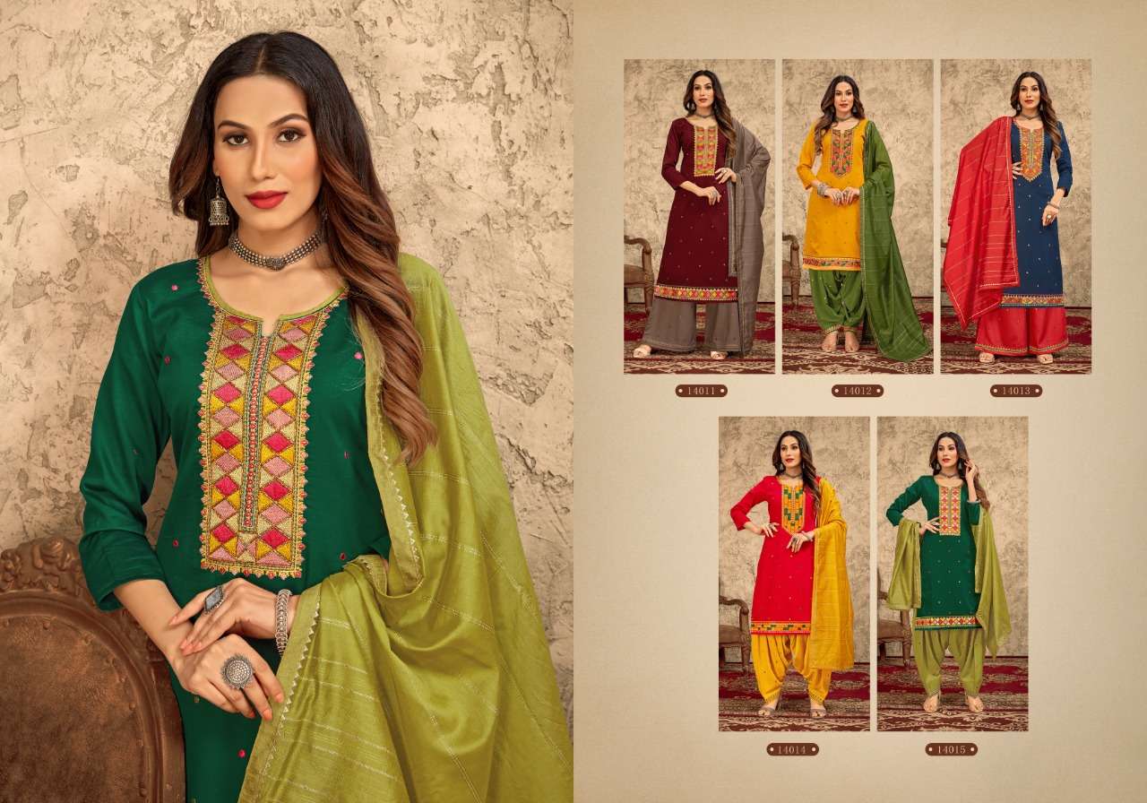 RangRiti Patiyala By Panch Ratna Designer Wholesale Online Salwar Suit Set