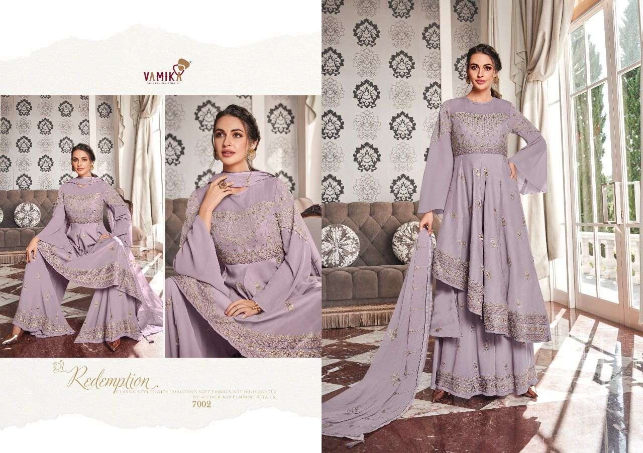 Riyaaz By Vamika Designer Wholesale Online Kurtis Plazzo Dupatta Set