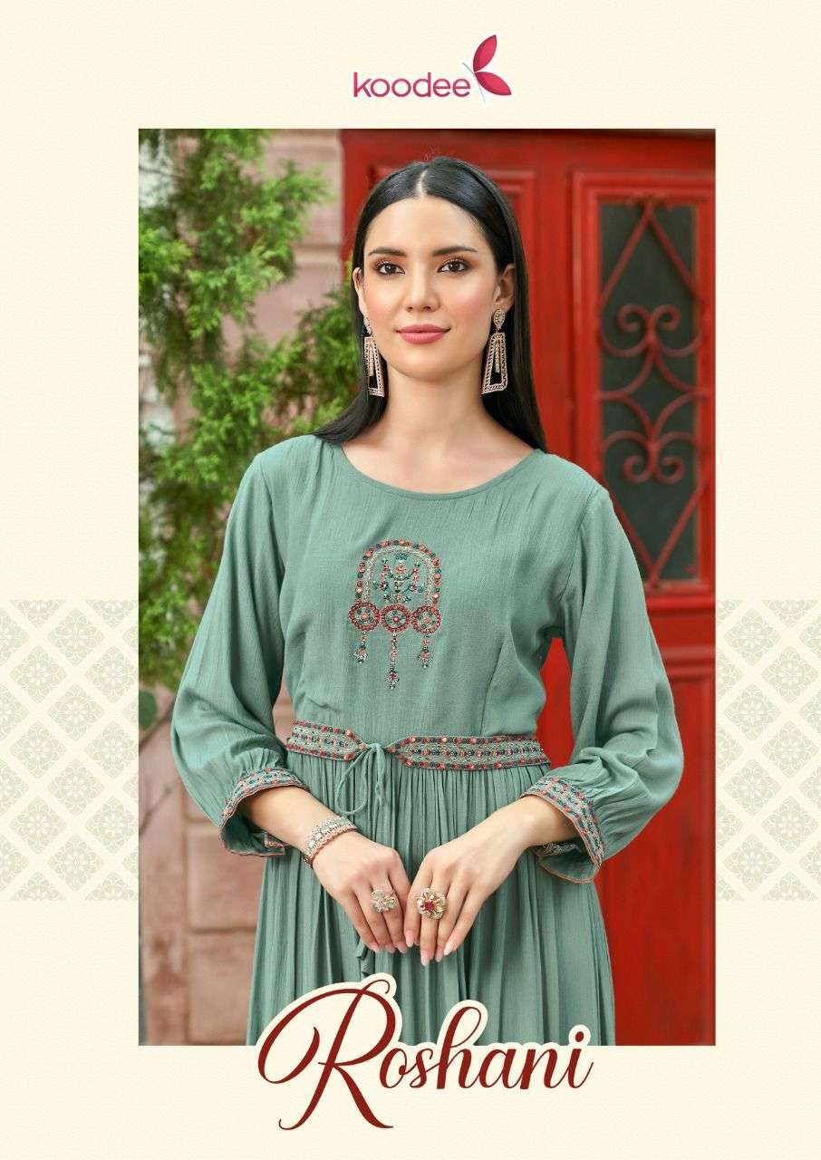 Roshni Vol 1 By Koodee Designer Wholesale Online Kurtis Set