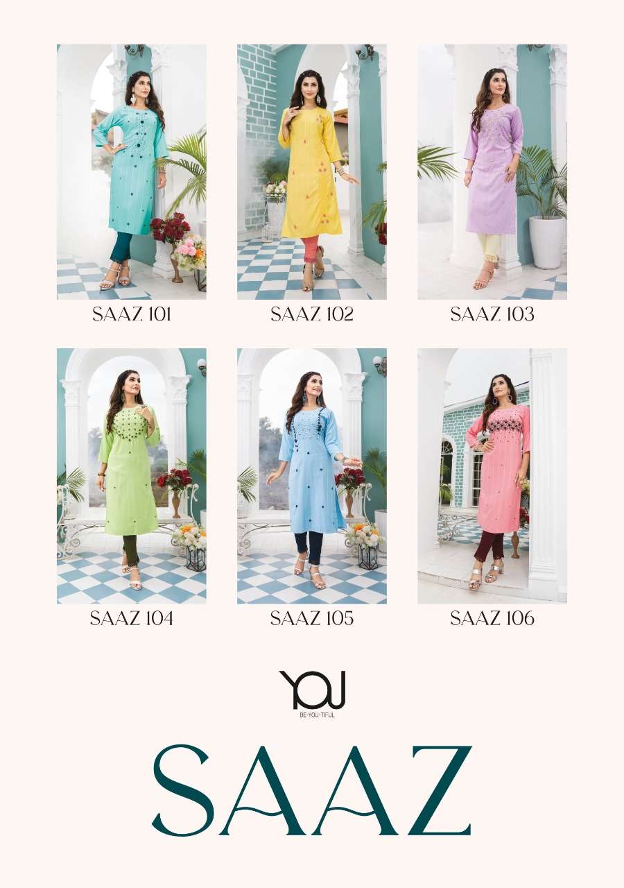 Saaz Vol 2 By Wanna®️ Designer Wholesale Online Kurtis With Pant Set