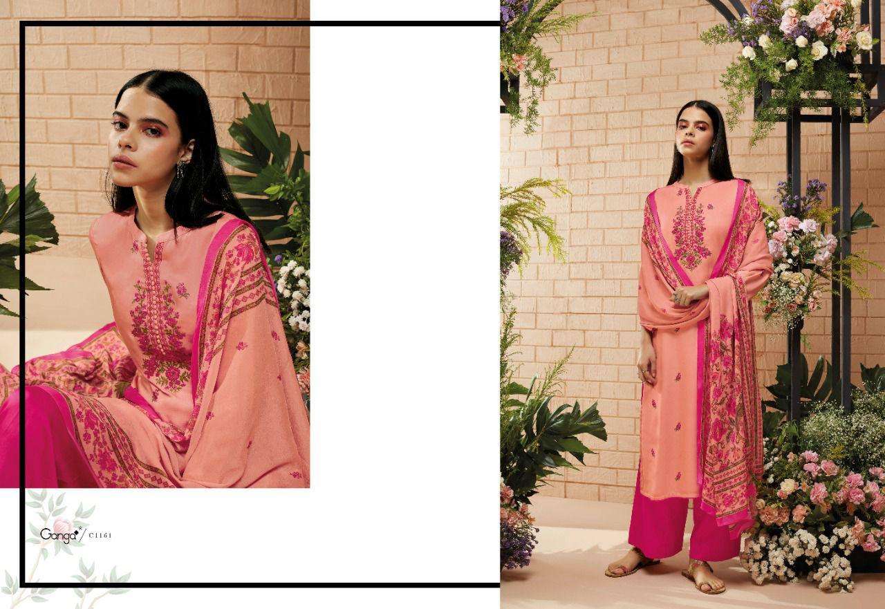 Sarang By Ganga Designer Wholesale Online Salwar Suit Set