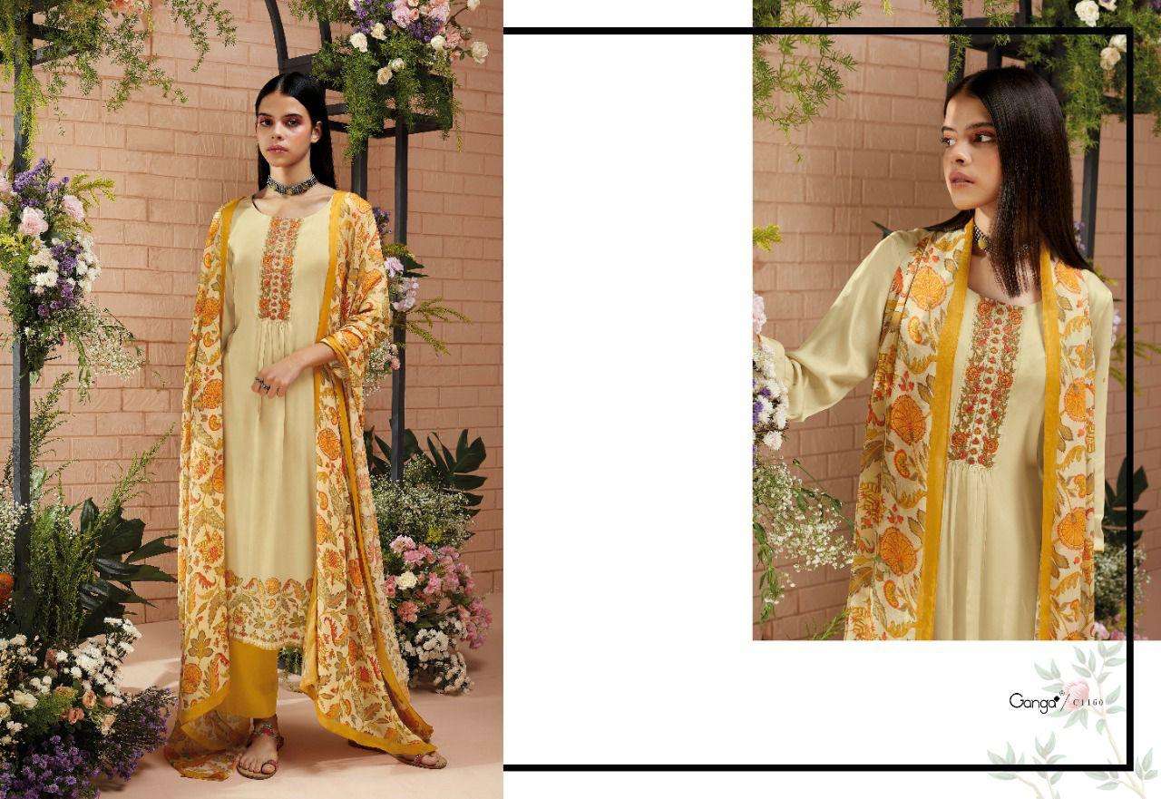 Sarang By Ganga Designer Wholesale Online Salwar Suit Set