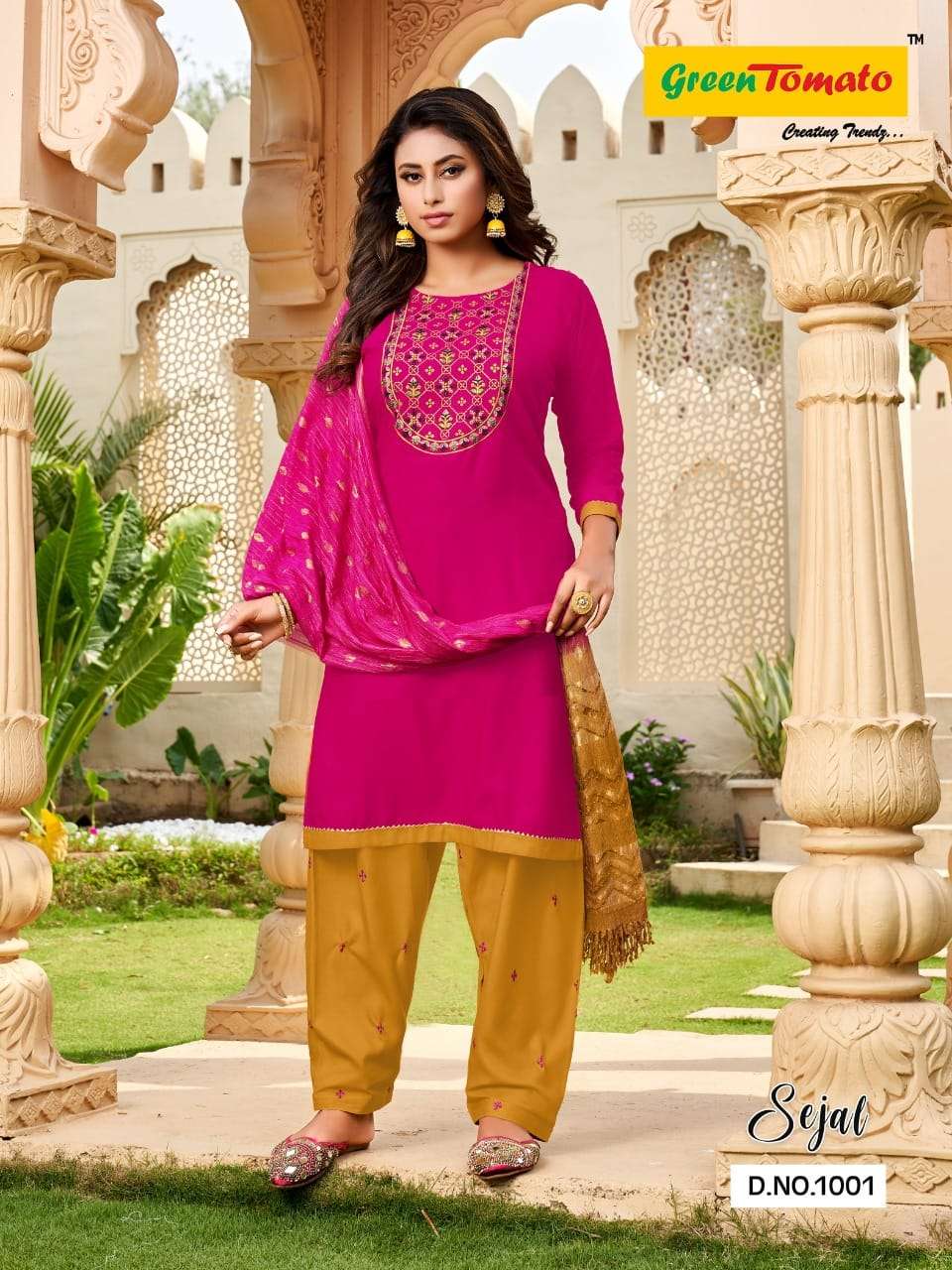 Sejal Patiyala By Green Tomato Designer Wholesale Online Salwar Suit Set