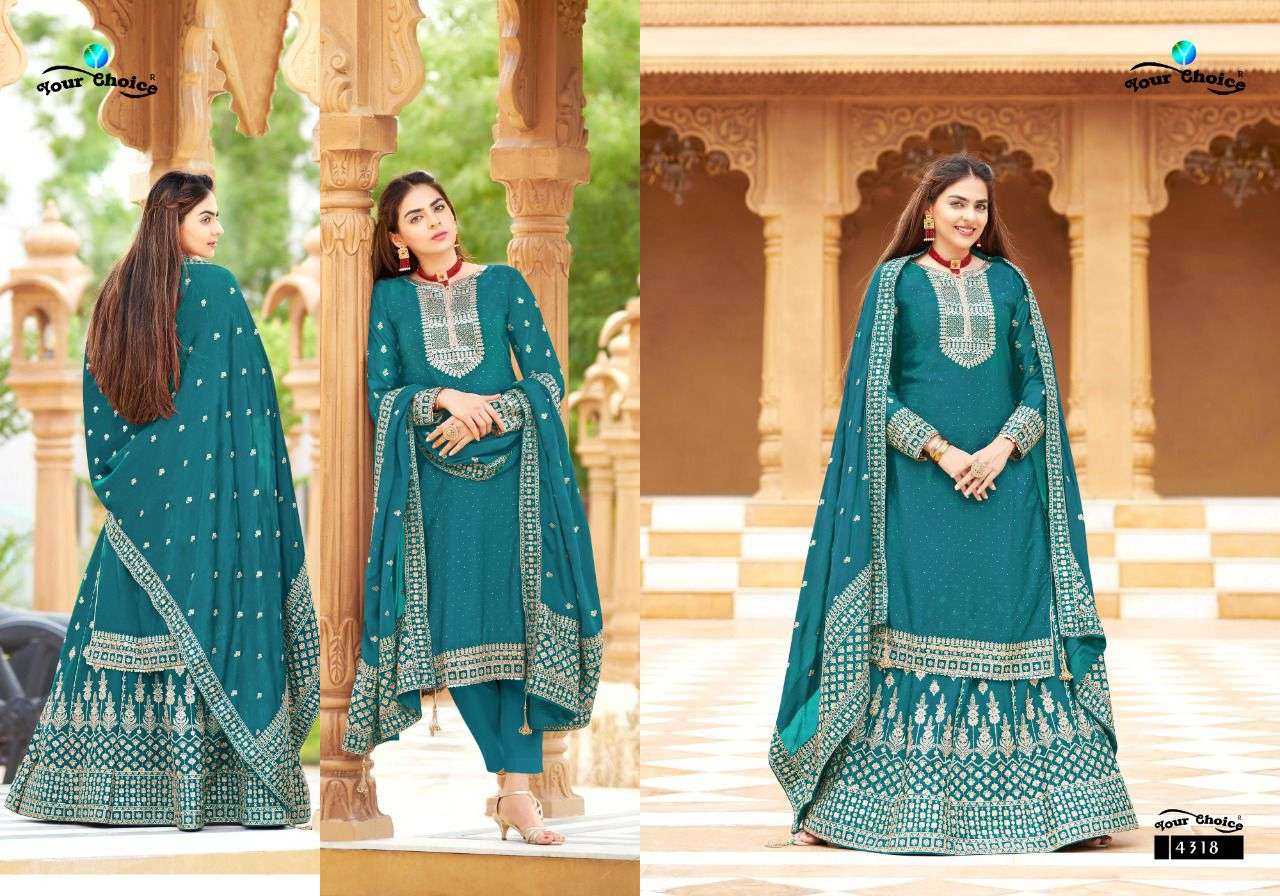 Senorita + By Your choice Designer Wholesale Online Salwar Suit Set ( the skirt pent range )