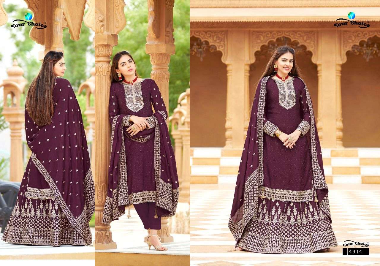 Senorita + By Your choice Designer Wholesale Online Salwar Suit Set ( the skirt pent range )
