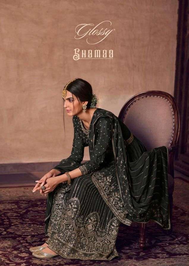 Shamaa By Glossy Designer Wholesale Online Salwar Suit Set