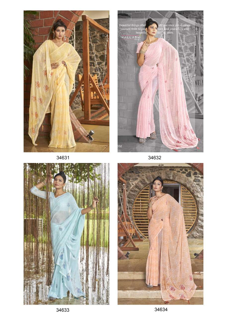 Silver Vol 2 By Vallabhi Prints Designer Wholesale Online Sarees Set