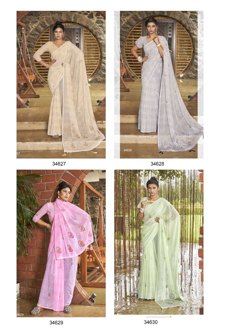 Silver Vol 2 By Vallabhi Prints Designer Wholesale Online Sarees Set