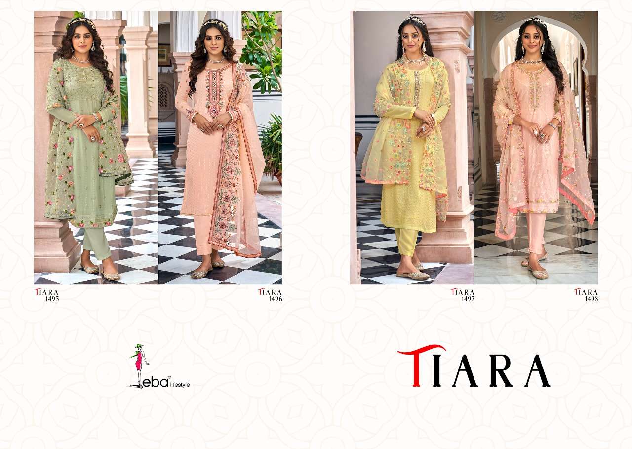 Tiara By Eba lifestyle Designer Wholesale Online Salwar Suit Set