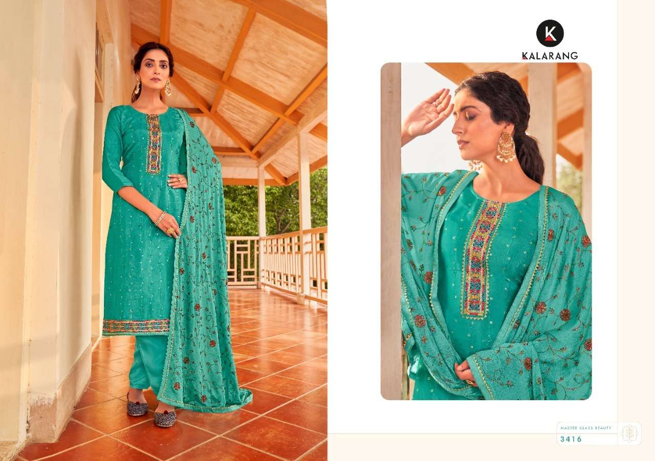 Triya By Kalarang Designer Wholesale Online Salwar Suit Set
