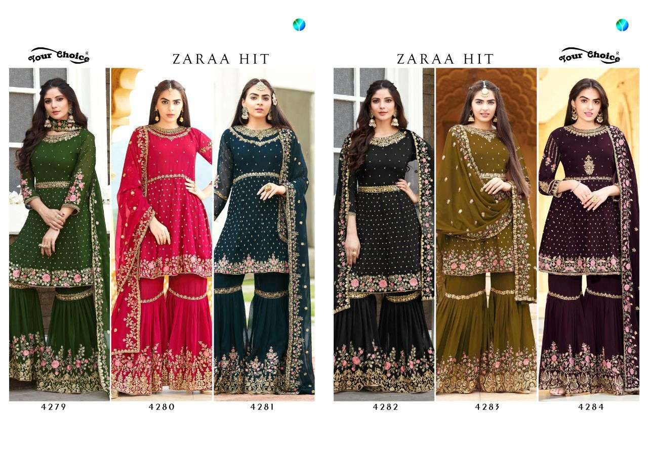 Zarra By Your Choice Designer Wholesale Online Salwar Suit Set