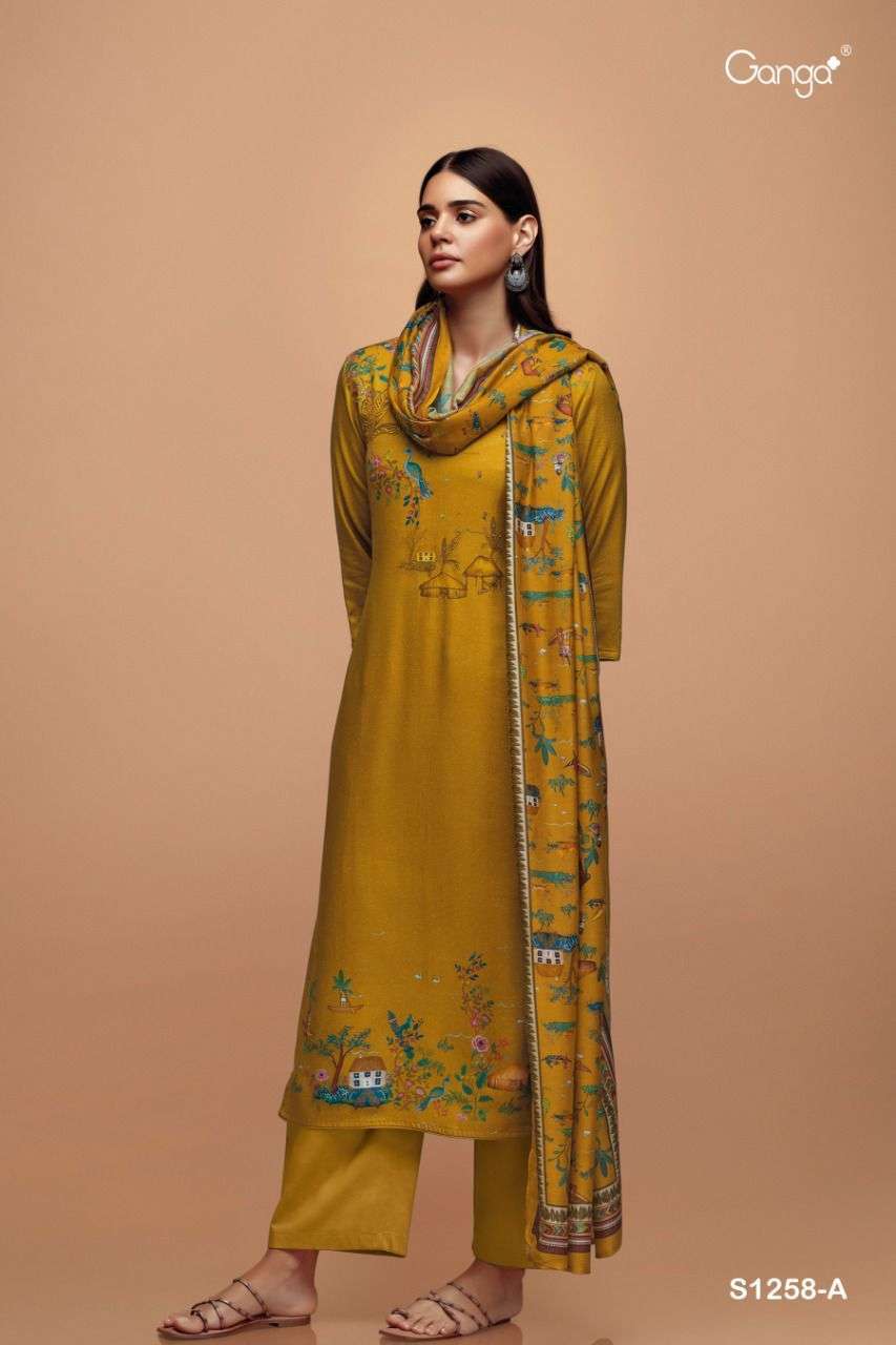 Aartha 1258 By Ganga Designer Wholesale Online Salwar Suit Set