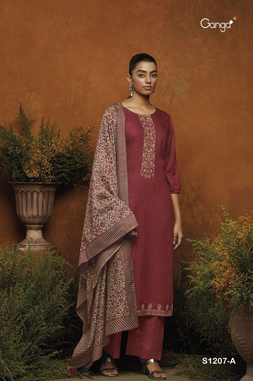 Arshia 1207 By Ganga Designer Wholesale Online Salwar Suit Set