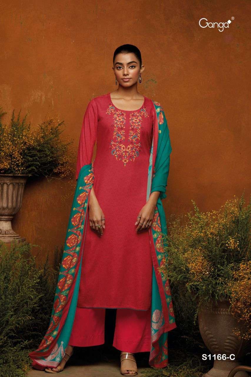 Arshita 1166 By Ganga Designer Wholesale Online Salwar Suit Set