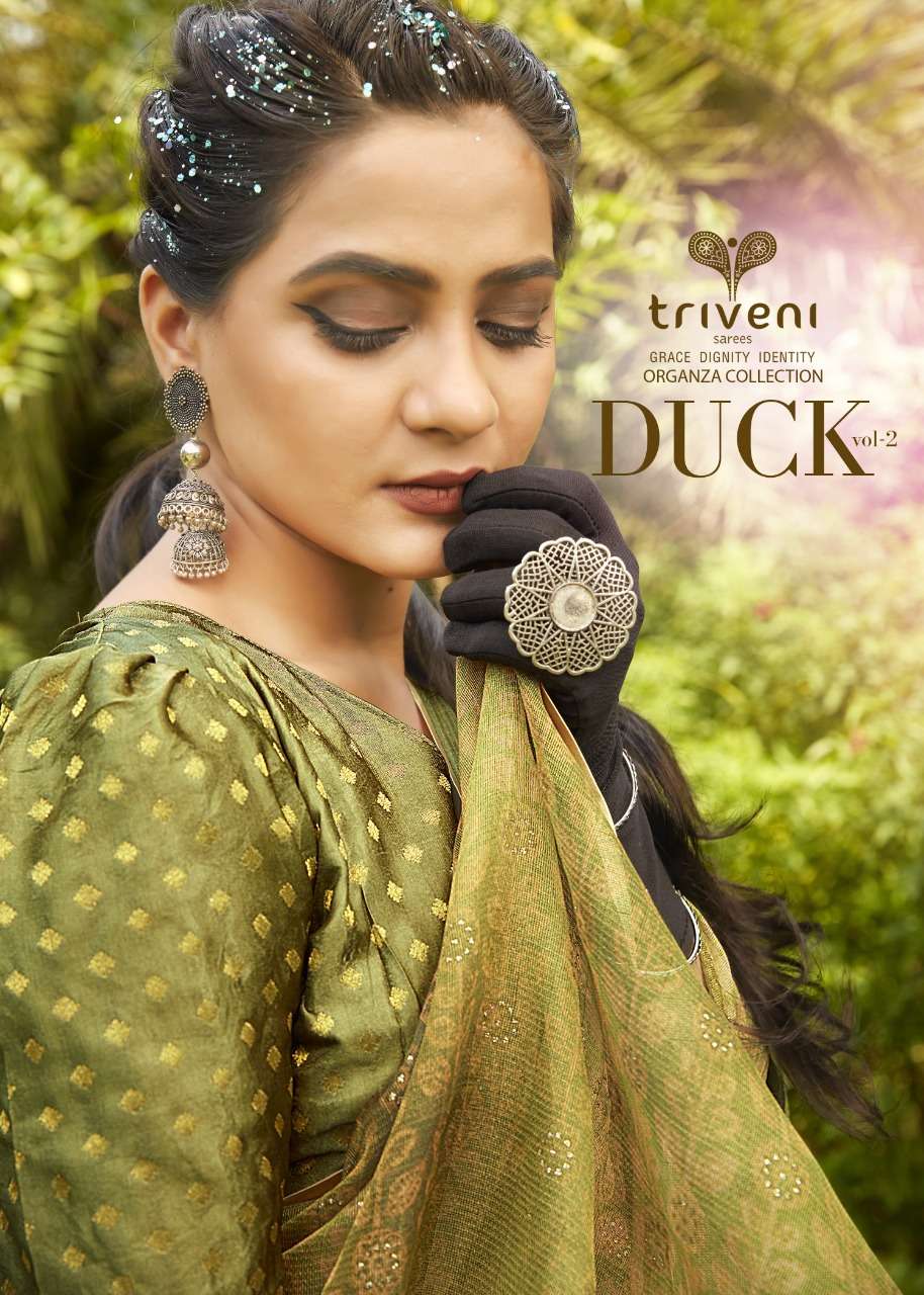 Duck Vol 2 By Triveni Sarees Designer Wholesale Online Sarees Set
