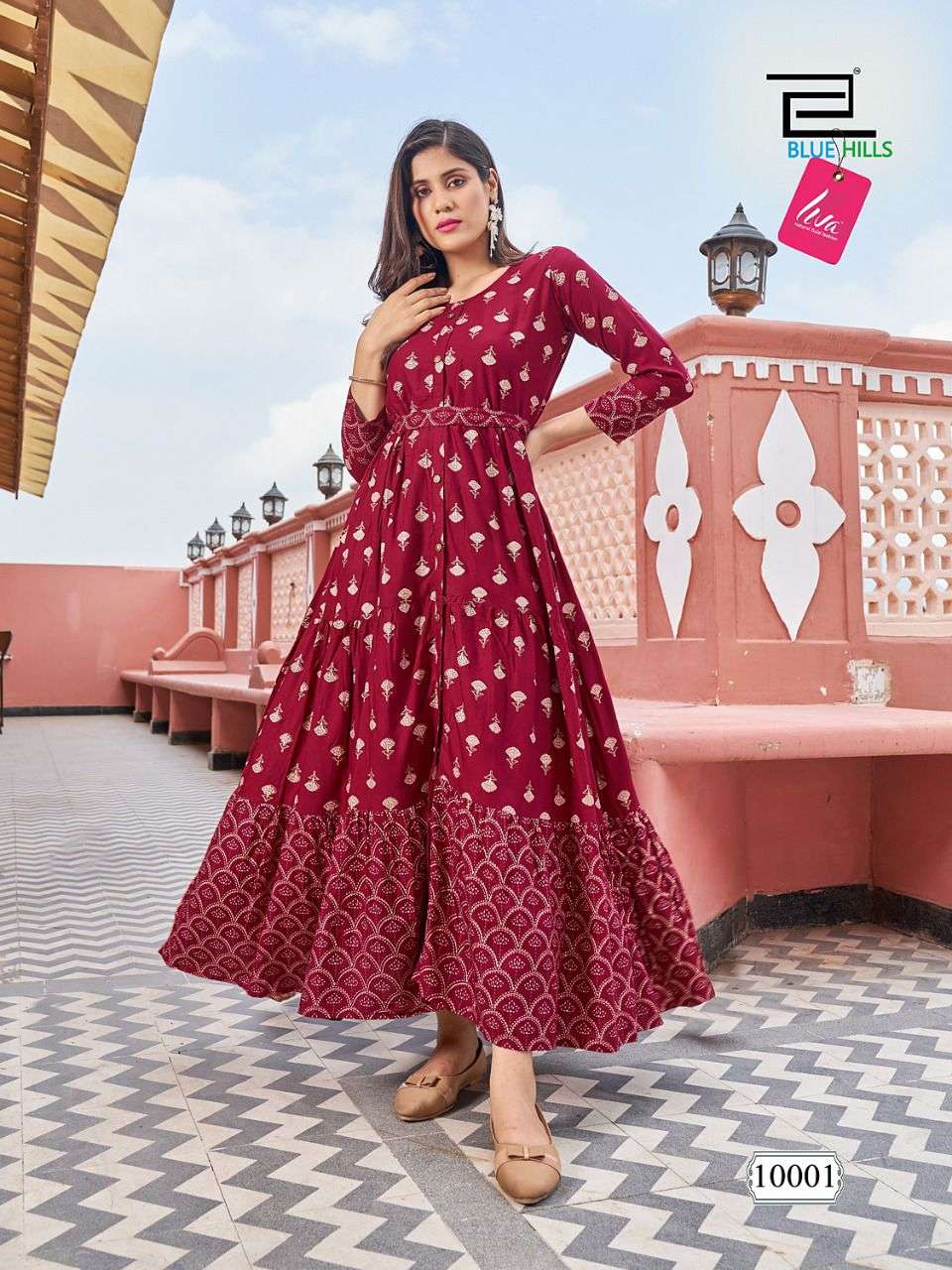 Florencia vol-10 By Blue Hills Designer Wholesale Online Kurtis Set