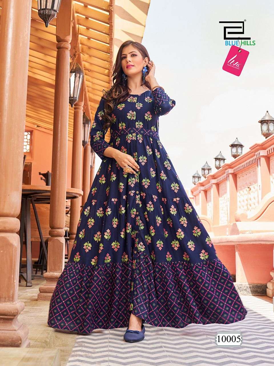 Florencia vol-10 By Blue Hills Designer Wholesale Online Kurtis Set