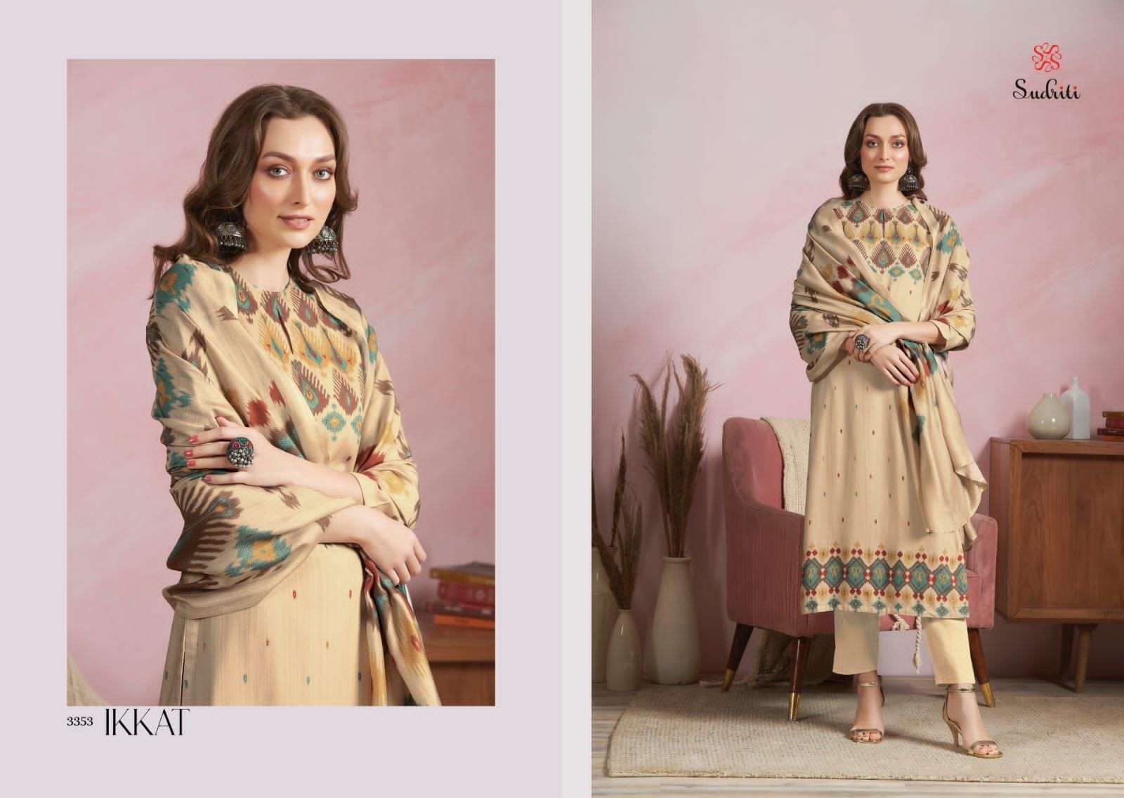 Ikkat By Sudriti Designer Wholesale Online Salwar Suit Set