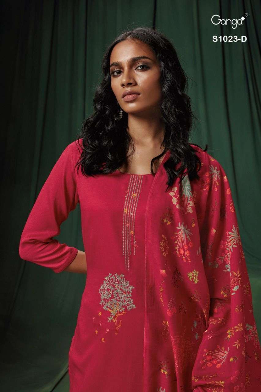 Ishana 1023 By Ganga Designer Wholesale Online Salwar Suit Set