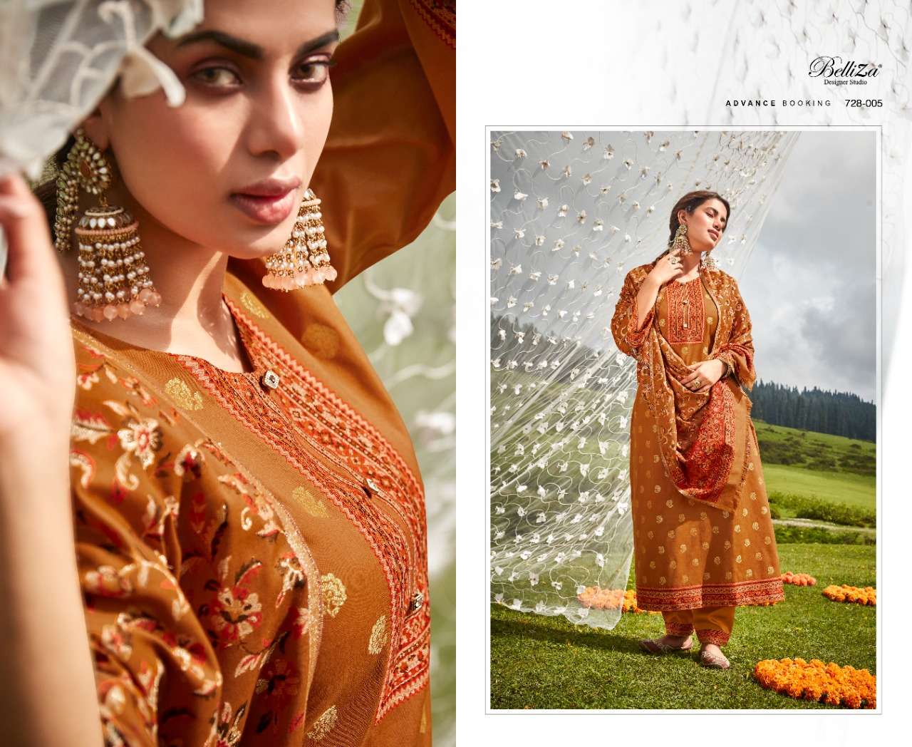 Izaara By Belliza Designer Studio Designer Wholesale Online Salwar Suit Set