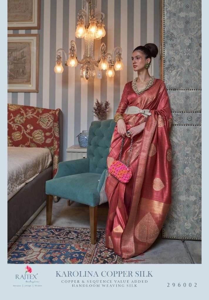 Karolina Silk By Raj tex Designer Wholesale Online Sarees Set
