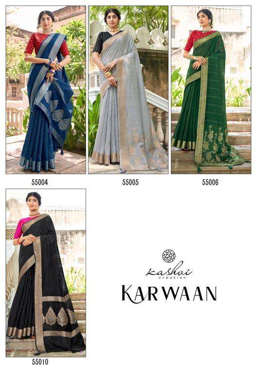 Karwaan By Kashvi Creation Designer Wholesale Online Sarees Set
