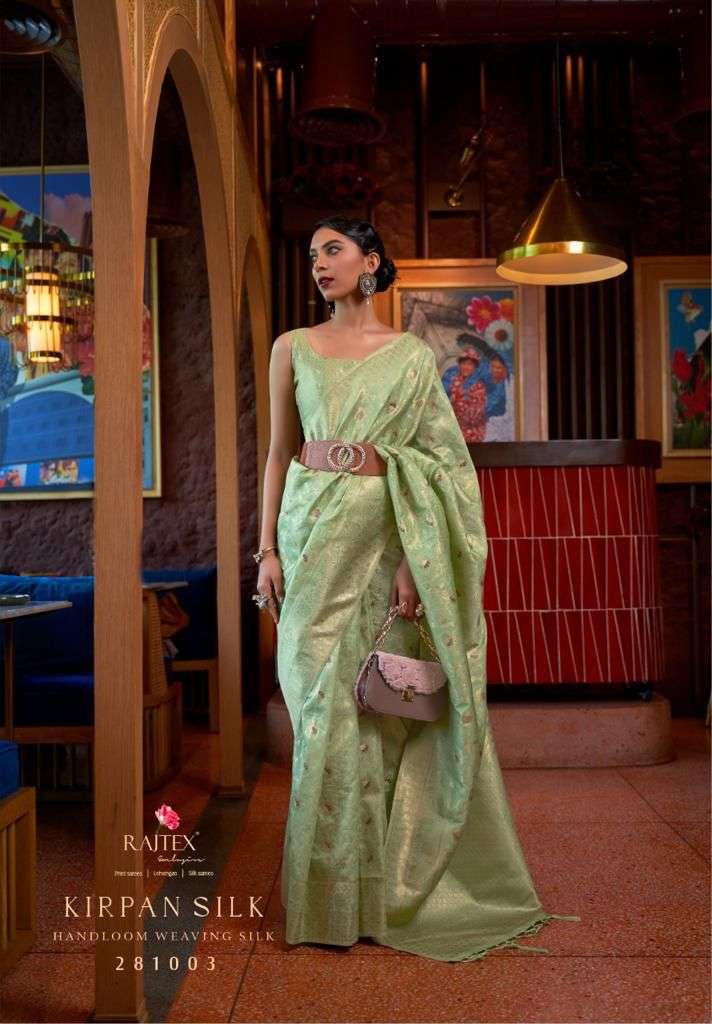 Kirpan Silk By Raj Tex Designer Wholesale Online Sarees Set