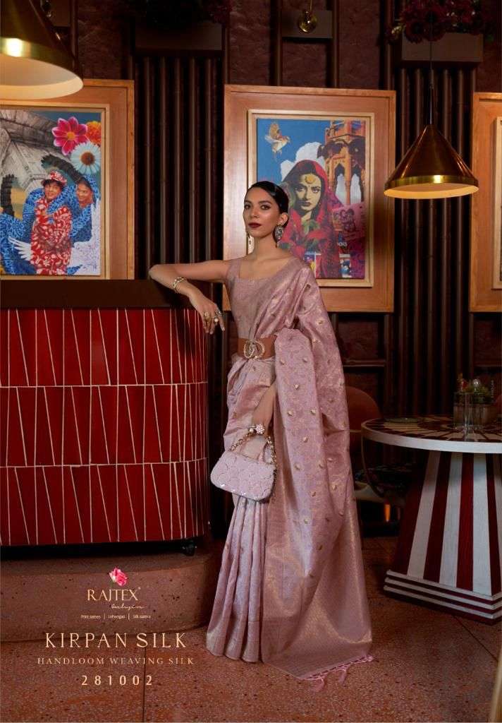 Kirpan Silk By Raj Tex Designer Wholesale Online Sarees Set