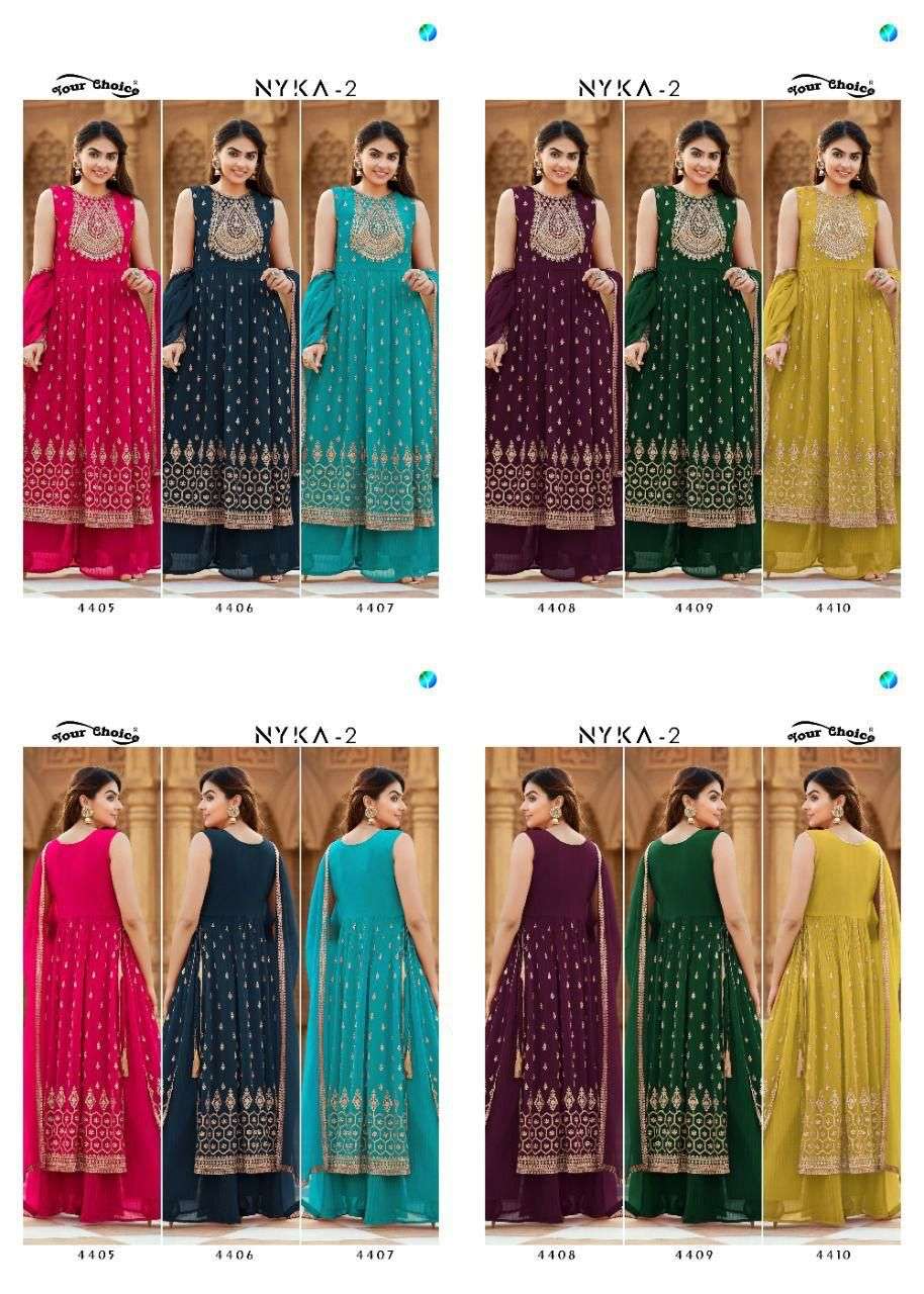 Nykaa 2 By Your choice Designer Wholesale Online Salwar Suit Set