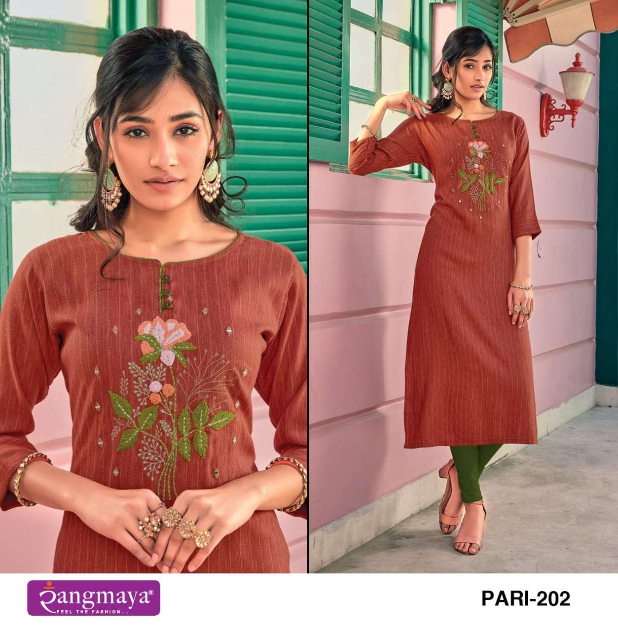 Pari Vol 2 By Rangmaya Designer Wholesale Online Kurtis Set