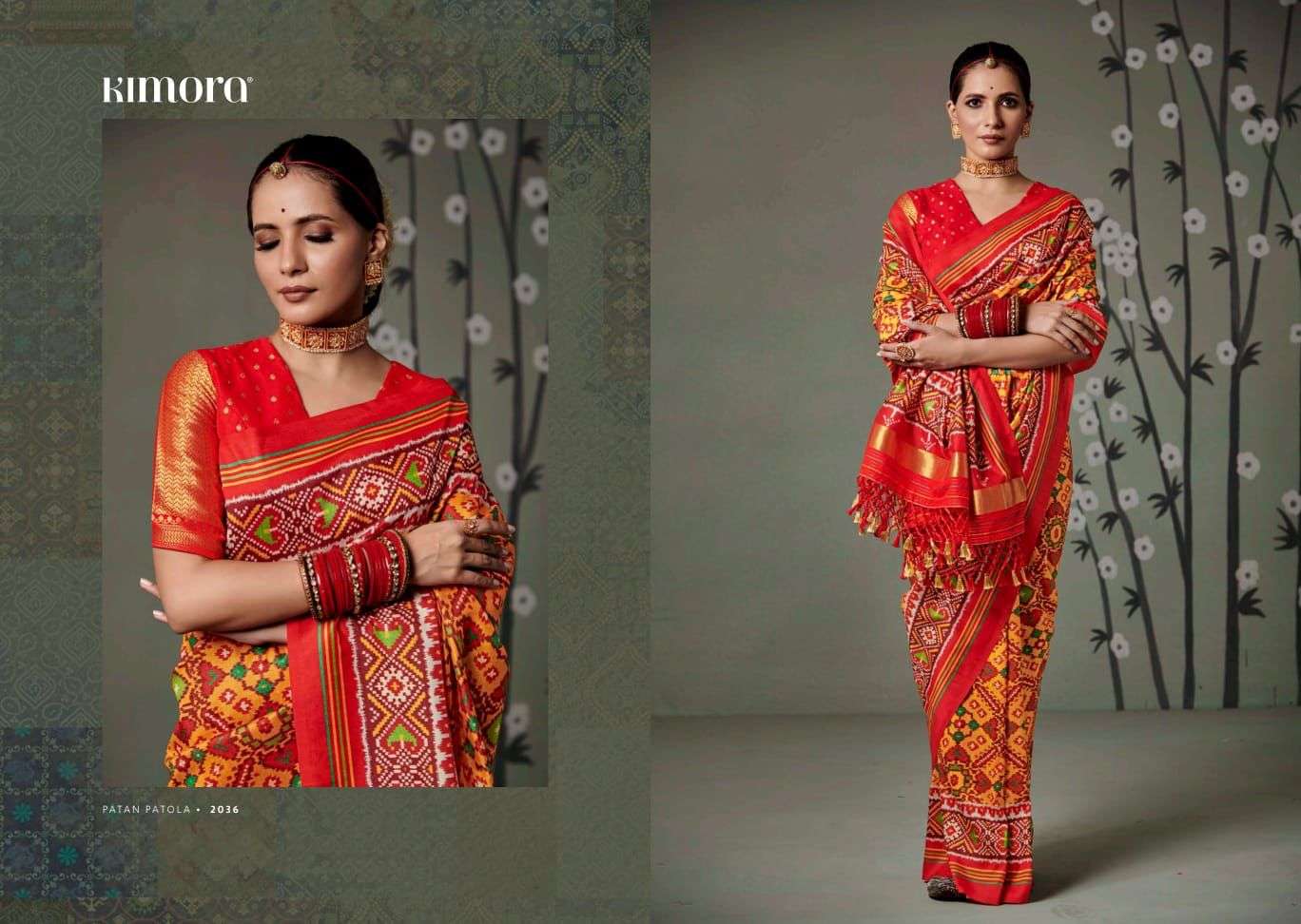 Patan Patola By Kimora Designer Wholesale Online Sarees Set