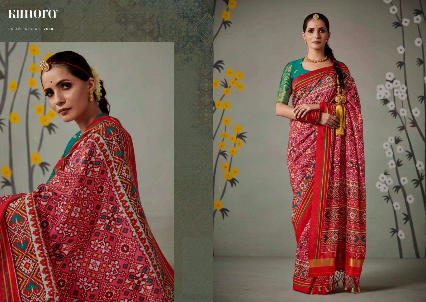 Patan Patola By Kimora Designer Wholesale Online Sarees Set