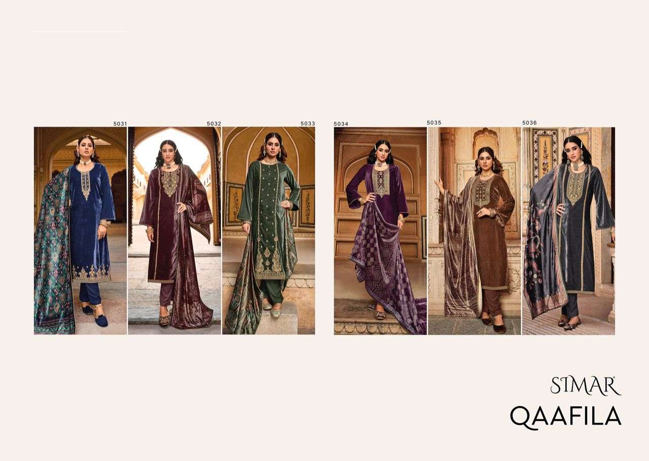Qaafila By Glossy Designer Wholesale Online Salwar Suit Set