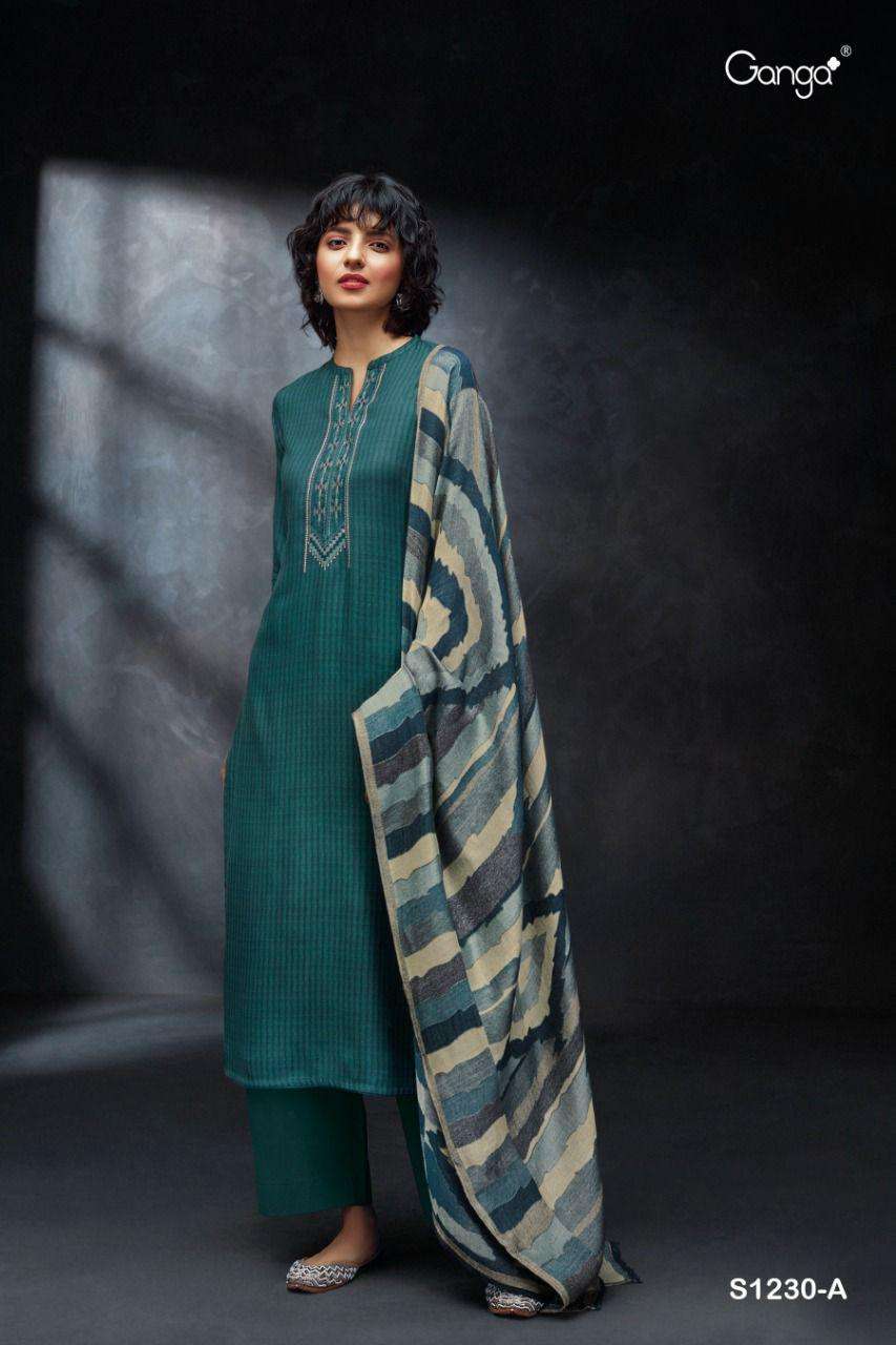 Saral 1230 By Ganga Designer Wholesale Online Salwar Suit Set