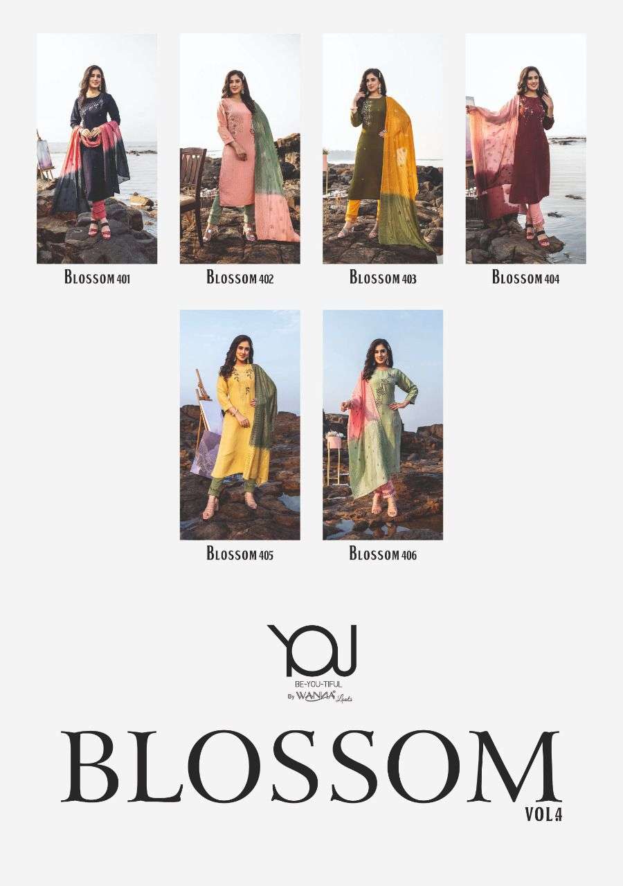 Blossom VOL-4 By Wanna King Wholesale Online Kurtis Suit Set