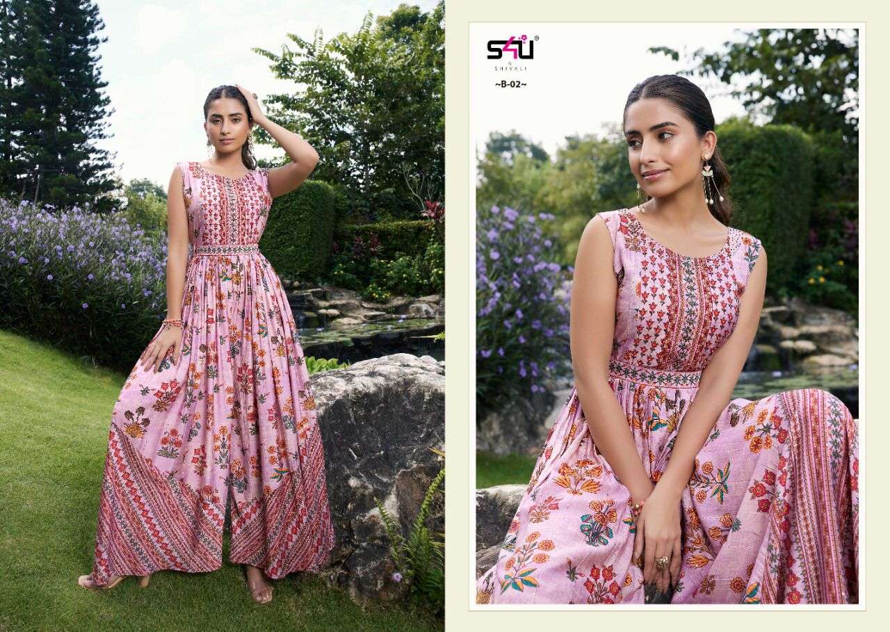 Blush BY S4U Shivali Fashion Wholesale Online Kurtas SET