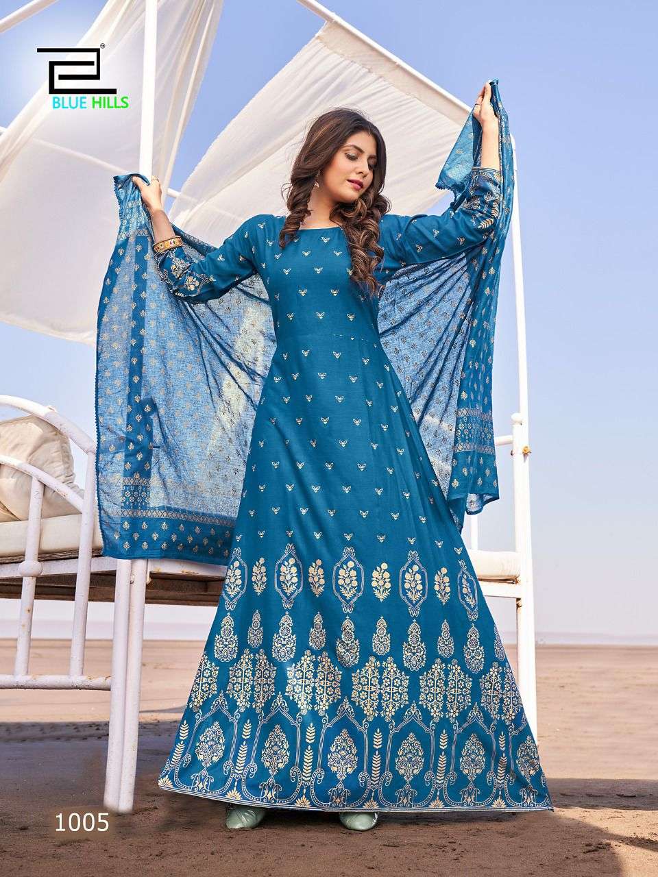 Dupatta Town BY Blue Hills Wholesale Online Kurtis SET