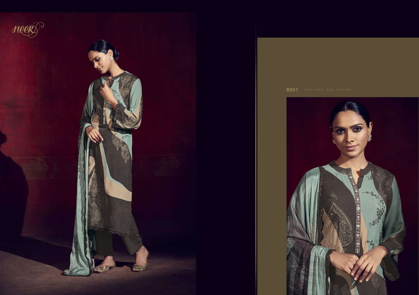 Heer BY Kimora Fashion Wholesale Online Salwar Suit Set