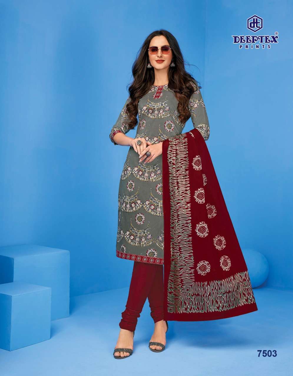 Miss India Vol 75 By Deeptex Designer Wholesale Online Salwar Suit Set