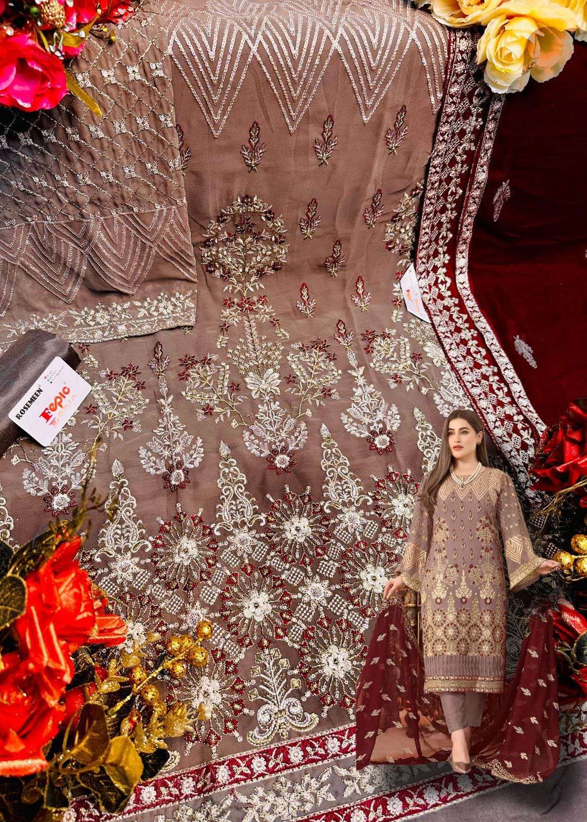 Rosemeen By Fepic Wholesale Online Salwar Suit Set