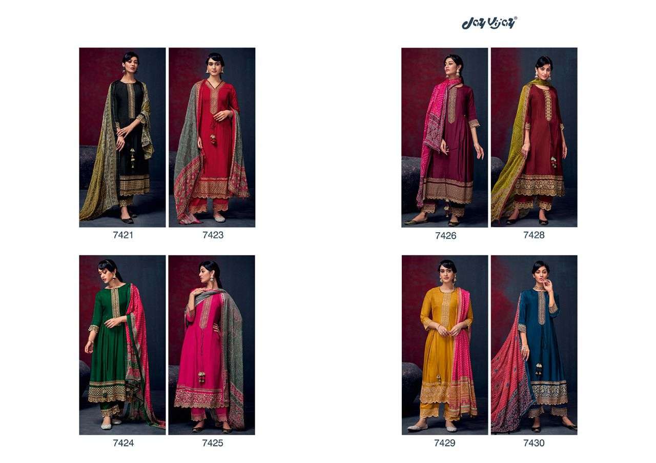 Rozina By Jay Vijay Wholesale Online Salwar Suit