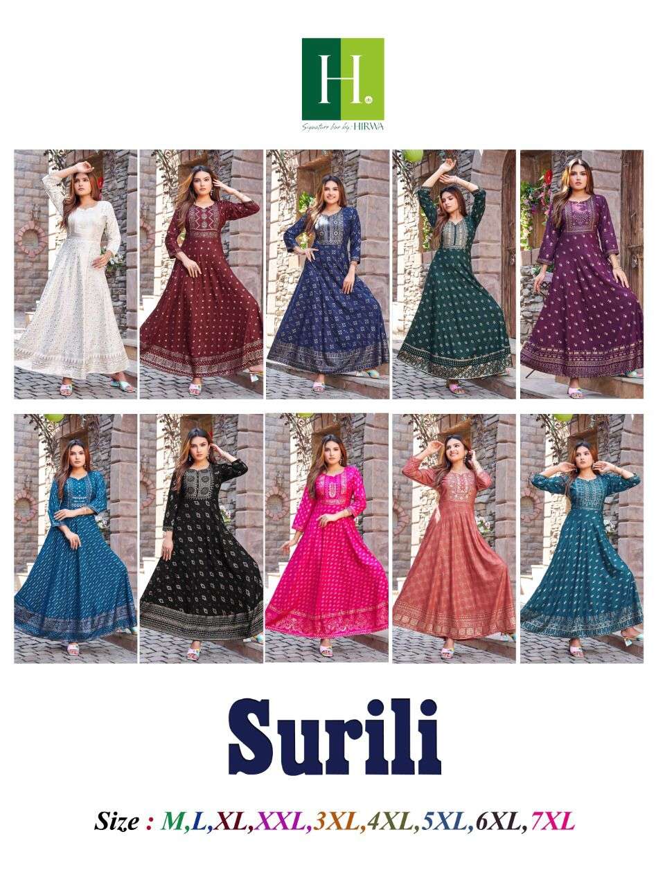Surili By Hirwa Designer Wholesale Online Kurtis Set