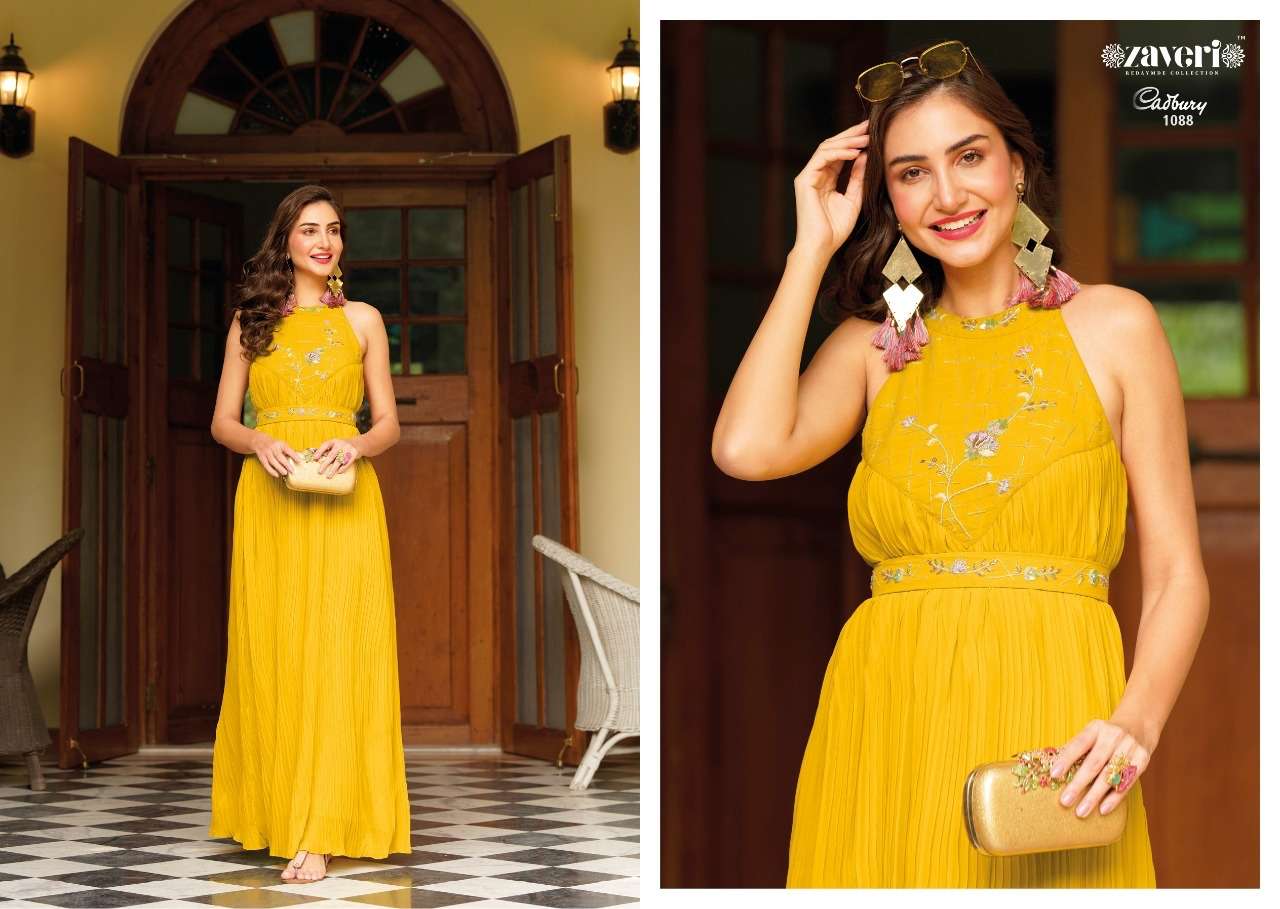Cadbury By Zaveri Wholesale online Fancy Embroidery Work Kurta Set