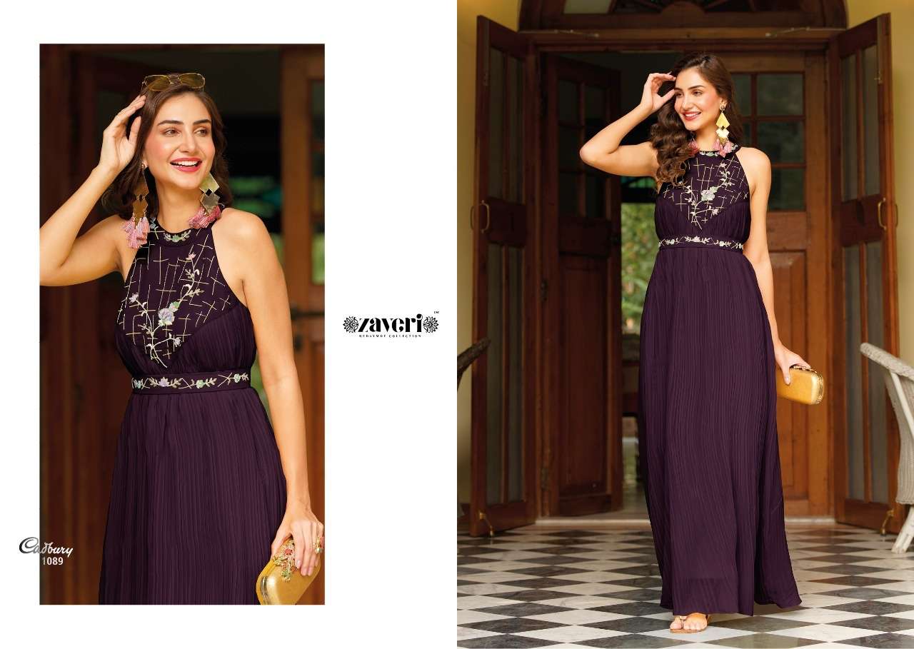 Cadbury By Zaveri Wholesale online Fancy Embroidery Work Kurta Set