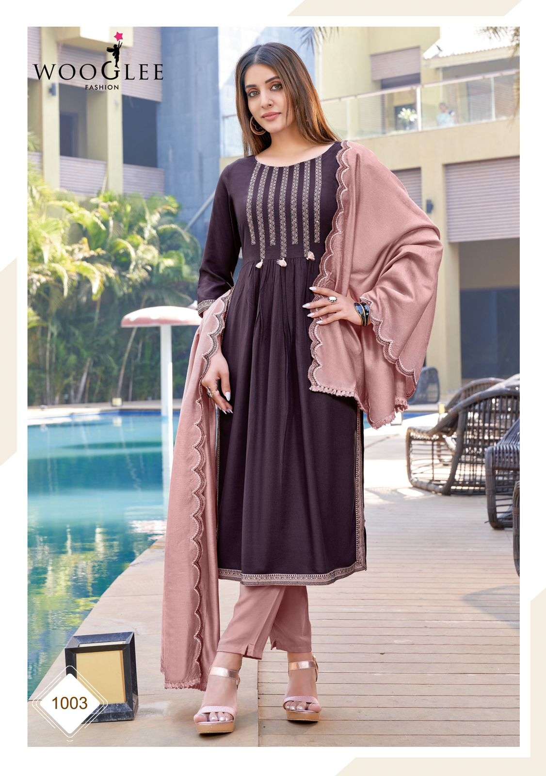 Coral By Wooglee Online Wholesaler Latest Collection Kurta Suit Set