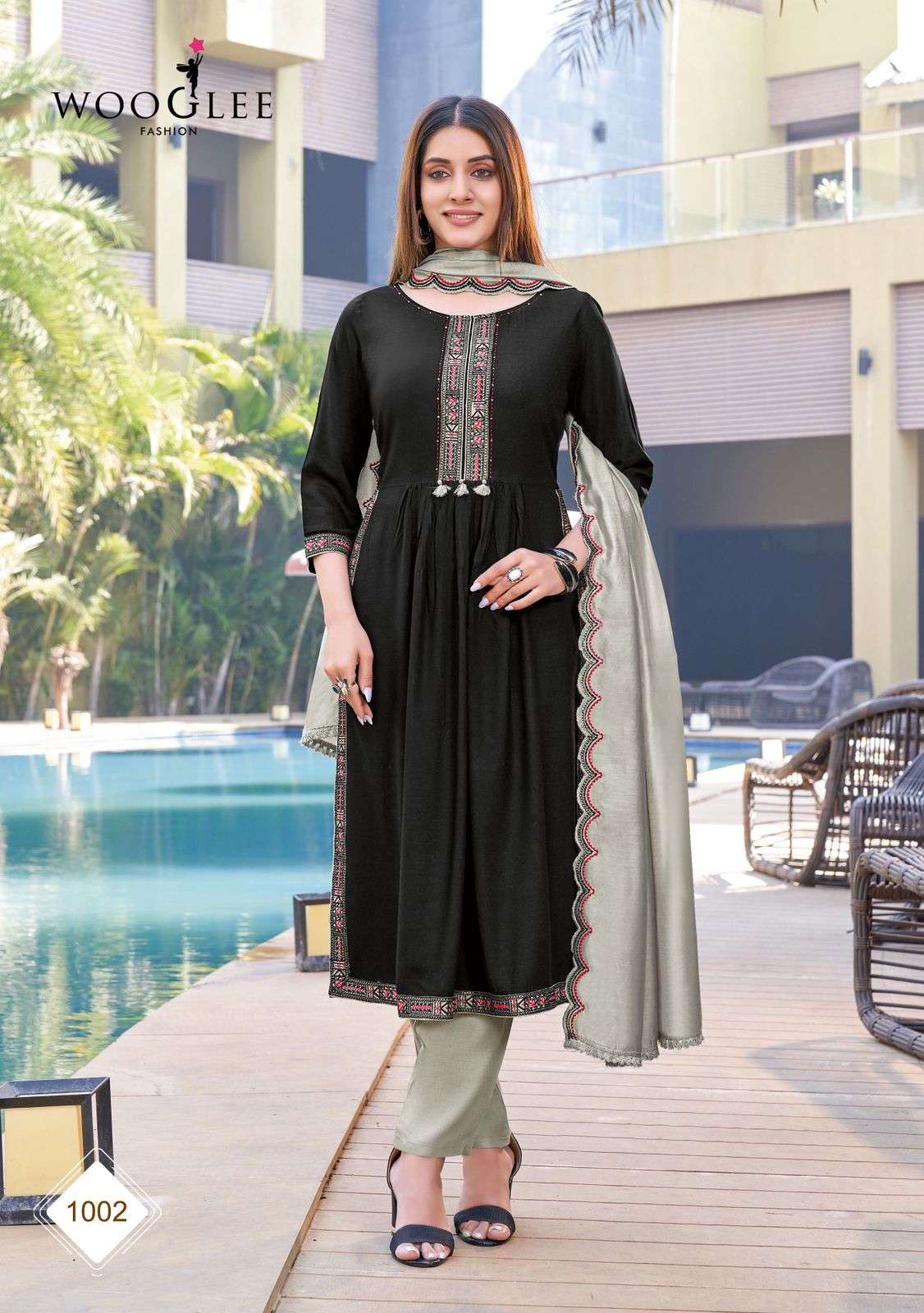 Coral By Wooglee Online Wholesaler Latest Collection Kurta Suit Set