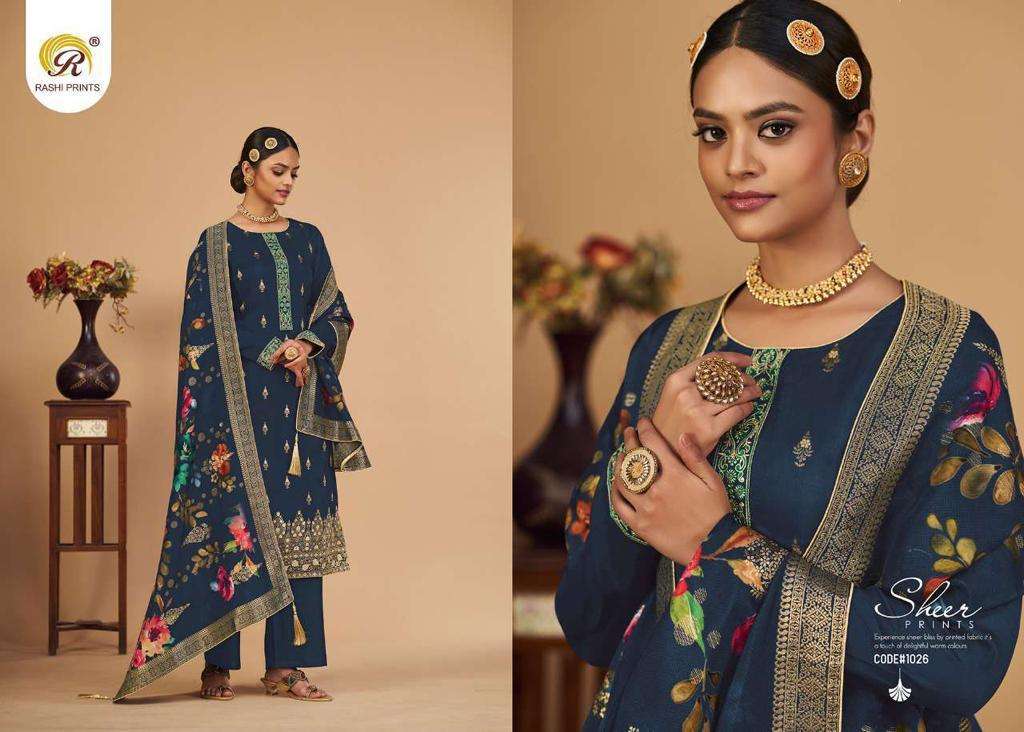 Aaina Buy Rashi Prints Online Wholesaler Latest Collection Unstitched Salwar Suit