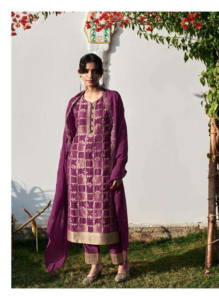 Banaras 3 Buy Four Buttons Online Wholesaler Latest Collection Kurta Suit Set