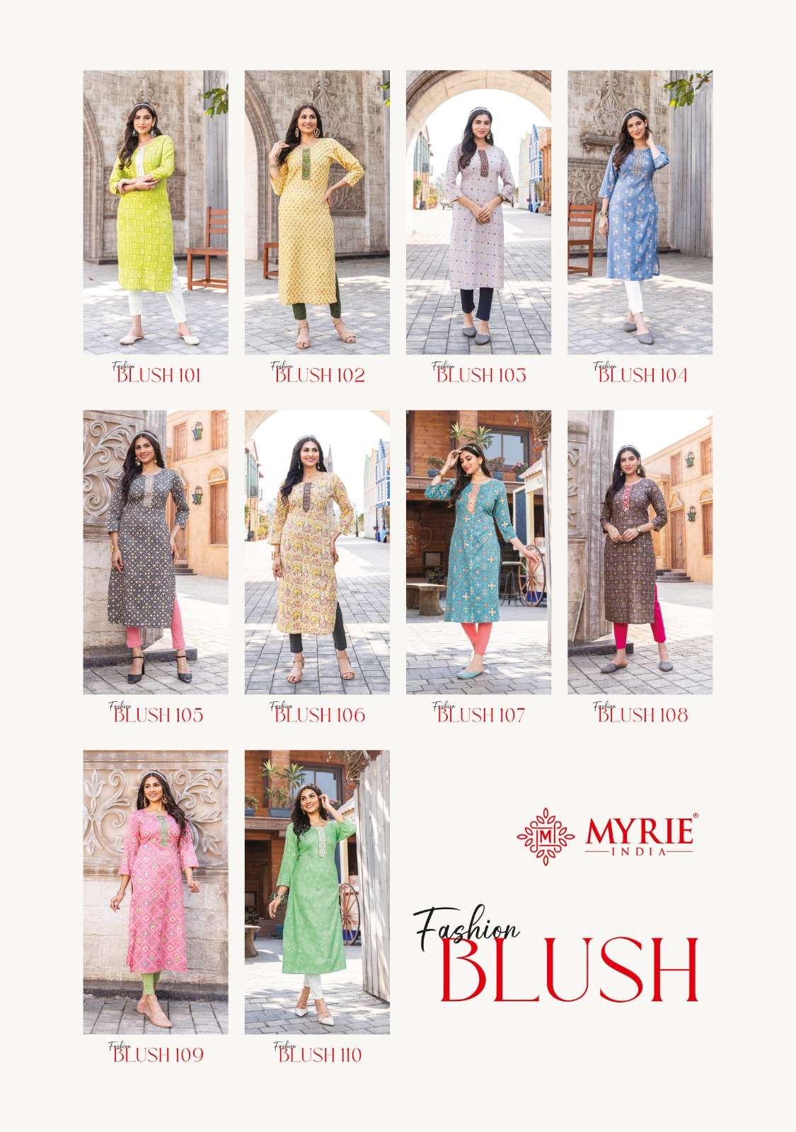 Fashion Blush By Mayrie Online Wholesaler Latest Collection Kurta Set